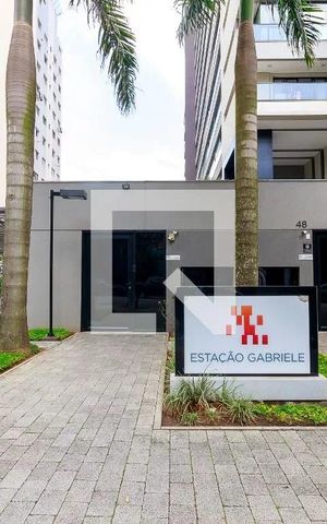 Studio para alugar com 36m², 1 quarto e 1 vagaFachada e portaria