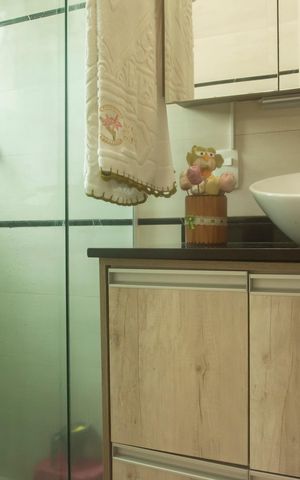 Casa à venda com 330m², 3 quartos e 4 vagasBanheiro da Suíte 1