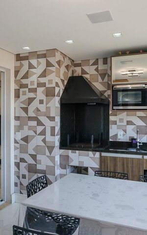 Apartamento à venda com 75m², 3 quartos e 2 vagasVaranda gourmet