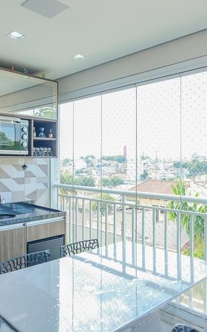 Apartamento à venda com 75m², 3 quartos e 2 vagasVaranda gourmet