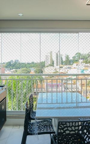 Apartamento à venda com 75m², 3 quartos e 2 vagasVaranda gourmet