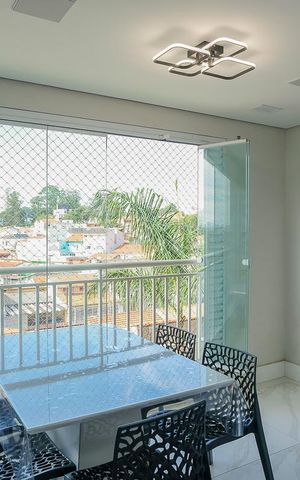 Apartamento à venda com 75m², 3 quartos e 2 vagasVaranda gourmet