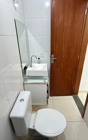 Casa para alugar com 110m², 2 quartos e 1 vagaBanheiro Social