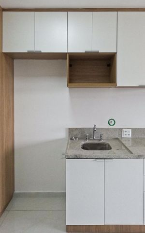 Studio à venda com 27m², 1 quarto e sem vaga Studio à venda com 27m², 1 quarto e sem vagaCozinha