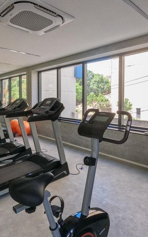 Studio à venda com 27m², 1 quarto e sem vaga Studio à venda com 27m², 1 quarto e sem vagaAcademia