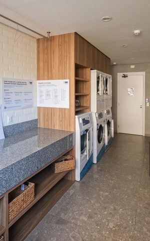 Studio à venda com 27m², 1 quarto e sem vaga Studio à venda com 27m², 1 quarto e sem vagaLavanderia