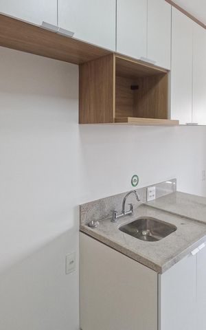 Studio à venda com 27m², 1 quarto e sem vaga Studio à venda com 27m², 1 quarto e sem vagaCozinha