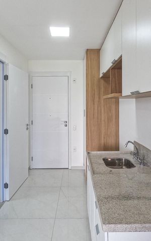 Studio à venda com 27m², 1 quarto e sem vaga Studio à venda com 27m², 1 quarto e sem vagaCozinha