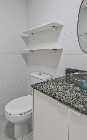 Studio à venda com 27m², 1 quarto e sem vaga Studio à venda com 27m², 1 quarto e sem vagaBanheiro