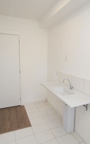 Apartamento para alugar com 36m², 2 quartos e 1 vagaCozinha e Área de Serviço