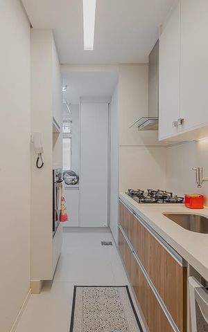Apartamento à venda com 57m², 1 quarto e sem vagaCozinha