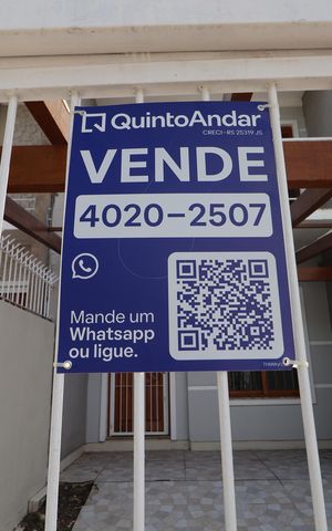 Casa à venda com 87m², 2 quartos e 1 vagaPlaca