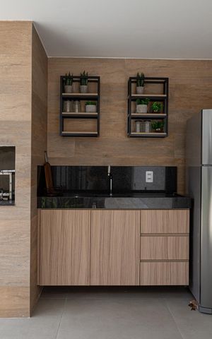 Studio para alugar com 29m², 1 quarto e sem vaga Studio para alugar com 29m², 1 quarto e sem vagaÁrea comum - Churrasqueira