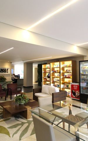 Studio para alugar com 40m², 1 quarto e 1 vagaHall Social