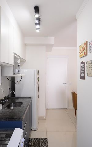 Apartamento à venda com 49m², 2 quartos e 1 vagaCozinha