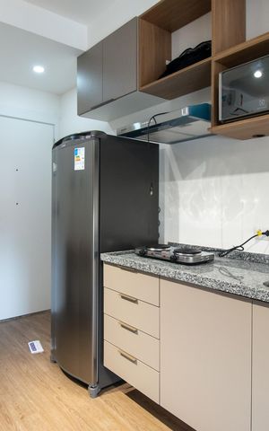 Apartamento para alugar com 30m², 1 quarto e sem vagaCozinha/Studio