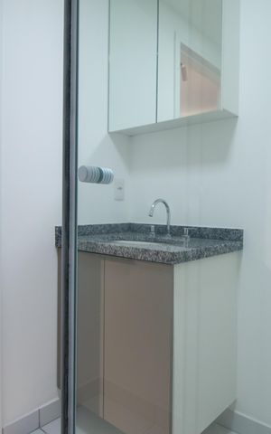 Apartamento para alugar com 30m², 1 quarto e sem vagaBanheiro/Studio