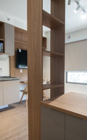 Apartamento para alugar com 30m², 1 quarto e sem vagaCozinha/Studio
