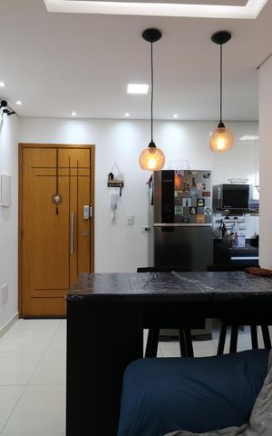 Apartamento à venda com 47m², 2 quartos e 2 vagasSala