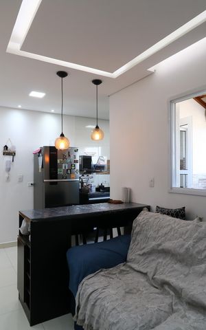 Apartamento à venda com 47m², 2 quartos e 2 vagasSala