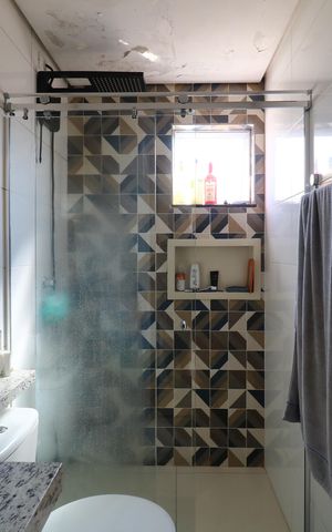 Apartamento à venda com 47m², 2 quartos e 2 vagasBanheiro da Suíte