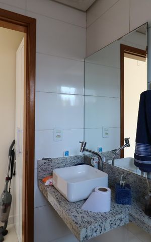 Apartamento à venda com 47m², 2 quartos e 2 vagasBanheiro da Suíte