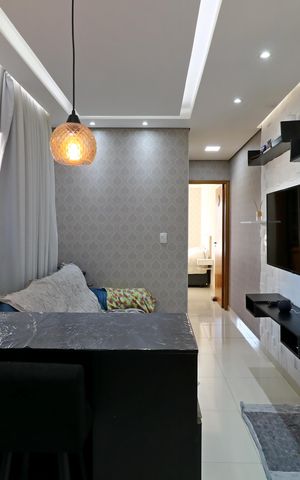 Apartamento à venda com 47m², 2 quartos e 2 vagasSala