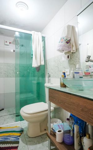 Casa à venda com 197m², 4 quartos e 2 vagasBanheiro da suíte 3