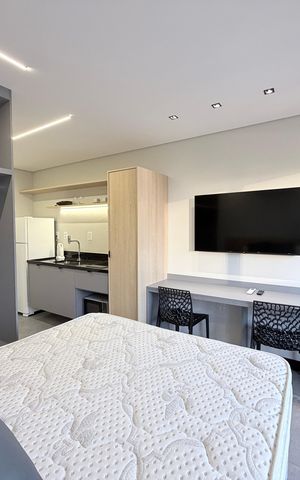 Apartamento para alugar com 25m², 1 quarto e sem vagaStudio