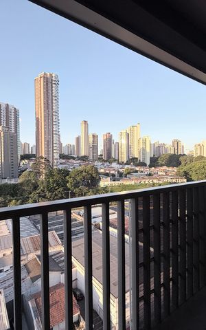 Apartamento para alugar com 25m², 1 quarto e sem vagaSacada