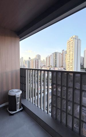 Apartamento para alugar com 25m², 1 quarto e sem vagaSacada