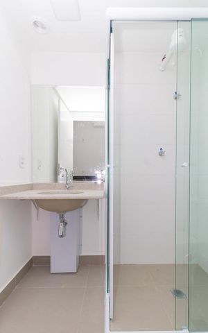 Studio à venda com 24m², 1 quarto e sem vaga Studio à venda com 24m², 1 quarto e sem vagaBanheiro