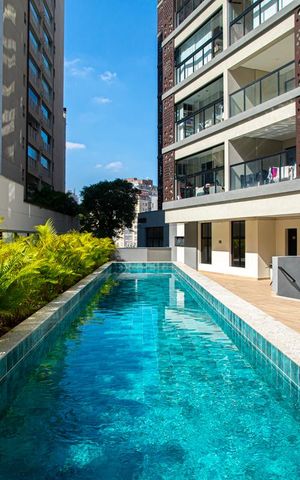 Apartamento à venda com 35m², 1 quarto e sem vaga Apartamento à venda com 35m², 1 quarto e sem vagaÁrea comum - Piscina