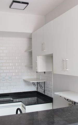 Studio à venda com 38m², 1 quarto e 1 vagaCozinha