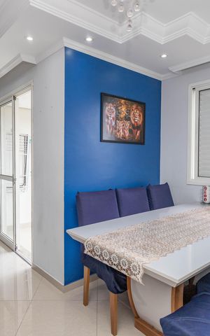 Apartamento à venda com 63m², 2 quartos e 1 vaga Apartamento à venda com 63m², 2 quartos e 1 vagaSala de jantar