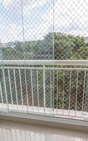 Apartamento à venda com 63m², 2 quartos e 1 vaga Apartamento à venda com 63m², 2 quartos e 1 vagaVaranda da sala