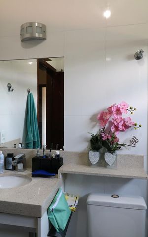 Apartamento à venda com 161m², 2 quartos e 3 vagasBanheiro Social