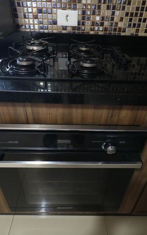 Apartamento à venda com 161m², 2 quartos e 3 vagasCozinha - Cooktop e Forno