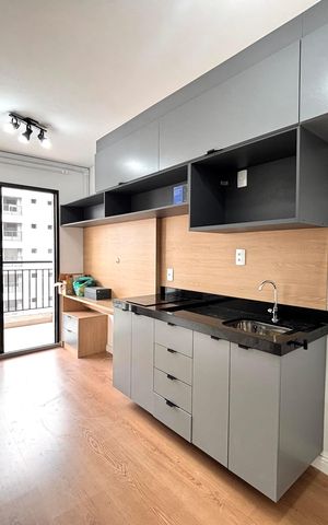 Apartamento à venda com 28m², 1 quarto e sem vaga Apartamento à venda com 28m², 1 quarto e sem vagaSala/Cozinha