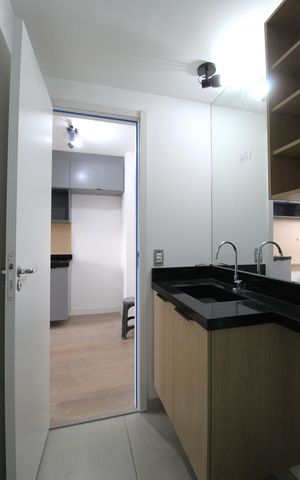 Studio para alugar com 28m², 1 quarto e sem vagaBanheiro