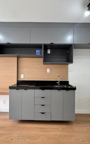Apartamento à venda com 28m², 1 quarto e sem vaga Apartamento à venda com 28m², 1 quarto e sem vagaSala/Cozinha