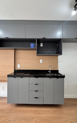 Apartamento à venda com 28m², 1 quarto e sem vaga Apartamento à venda com 28m², 1 quarto e sem vagaSala/Cozinha
