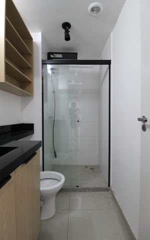 Studio para alugar com 28m², 1 quarto e sem vagaBanheiro
