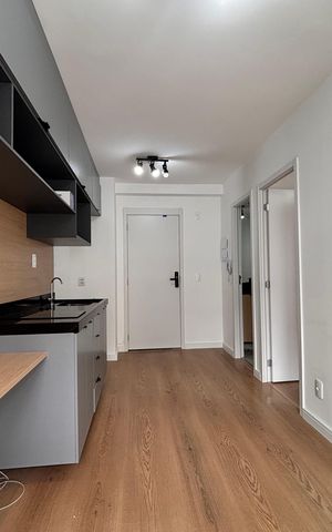 Apartamento à venda com 28m², 1 quarto e sem vaga Apartamento à venda com 28m², 1 quarto e sem vagaSala/Cozinha