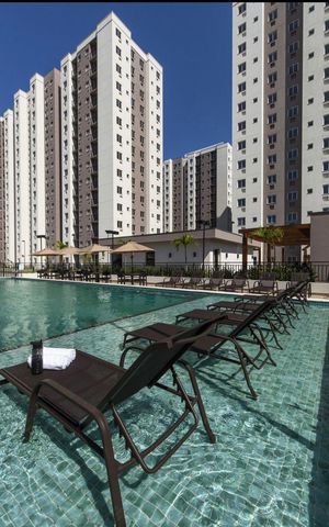 Apartamento para alugar com 44m², 2 quartos e 1 vagaÁrea comum - Piscina