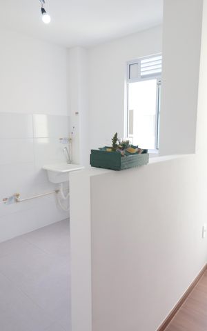 Apartamento à venda com 40m², 2 quartos e 1 vagaCozinha e Área de Serviço