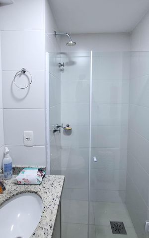 Apartamento à venda com 59m², 2 quartos e sem vaga Apartamento à venda com 59m², 2 quartos e sem vagaBanheiro Social