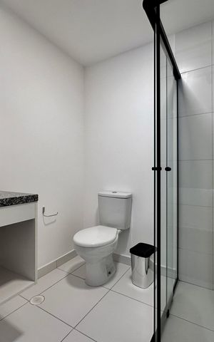 Studio à venda com 23m², 1 quarto e sem vaga Studio à venda com 23m², 1 quarto e sem vagaBanheiro