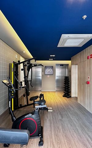 Studio à venda com 23m², 1 quarto e sem vaga Studio à venda com 23m², 1 quarto e sem vagaAcademia