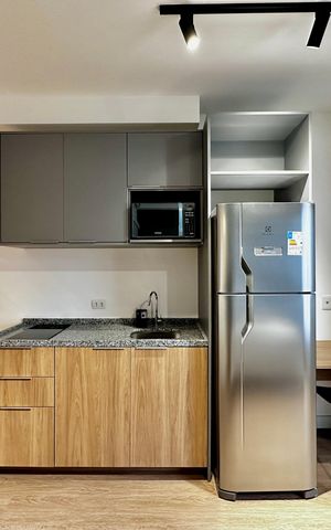 Studio à venda com 23m², 1 quarto e sem vaga Studio à venda com 23m², 1 quarto e sem vagaCozinha